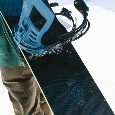 Snowboard bindings Nidecker KAON-X 2023 - Petrol Blue