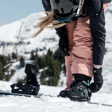 Women Snowboard bindings Nidecker KAON-W - Black