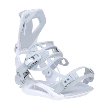 Snowboard bindings SP Fastec Private 2024 - White Grey