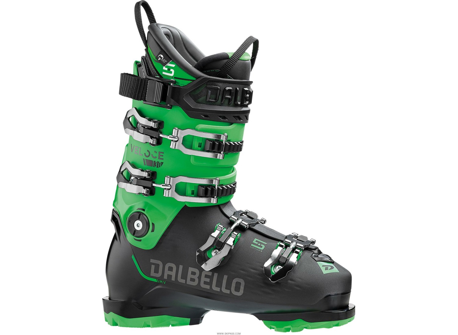 Ski Boots Dalbello Veloce 130 GW 2024 Black/Race Green